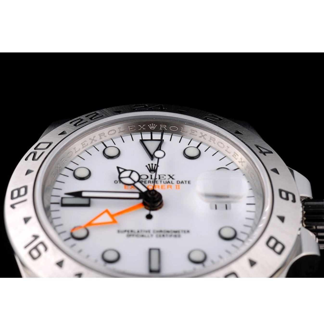 AAA Replica Watches White Dial Watch Stainless Steel Bezel Explorer Rolex 0702
